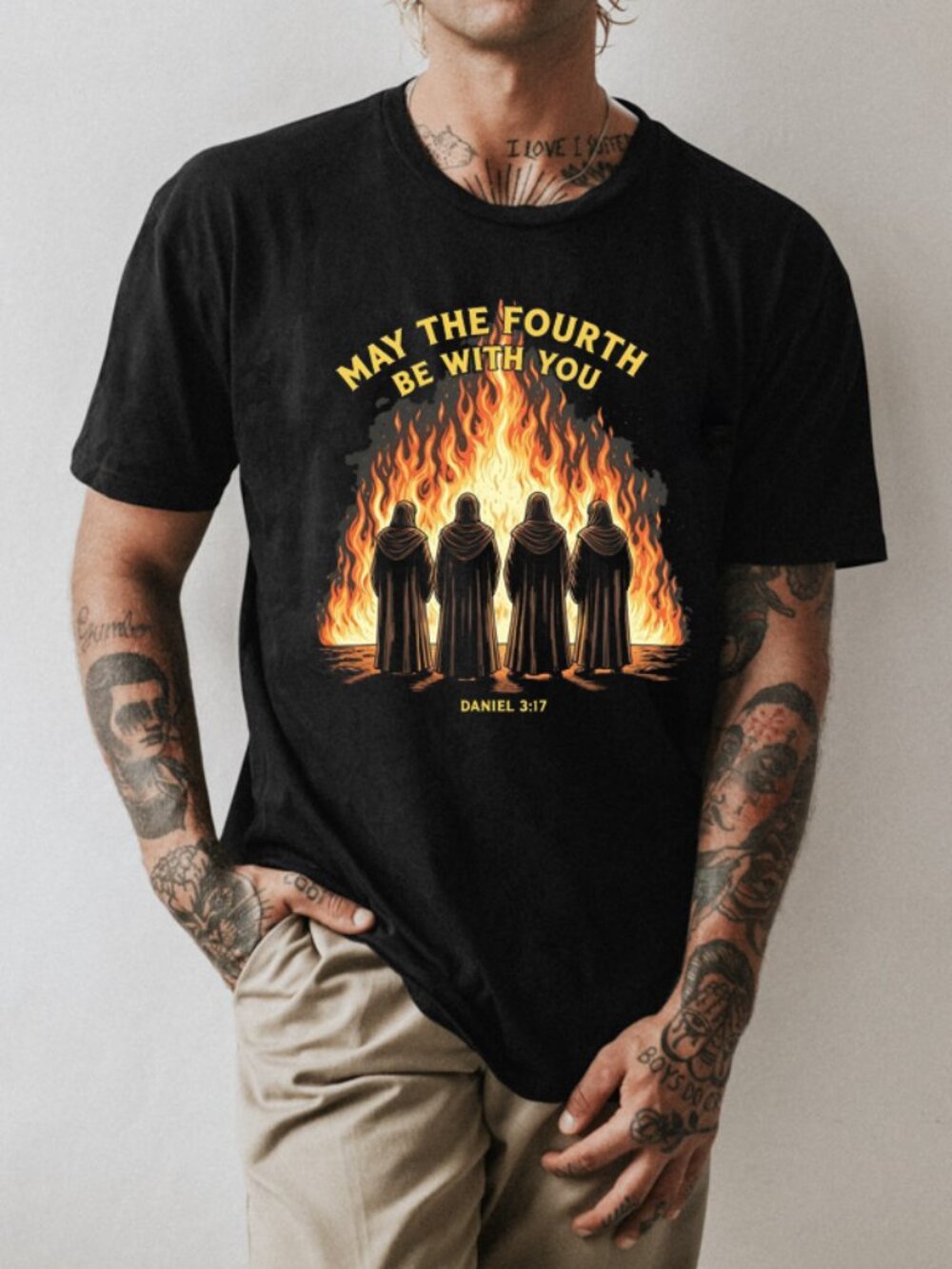May The Fourth Be With You Daniel 3 17 Shirt